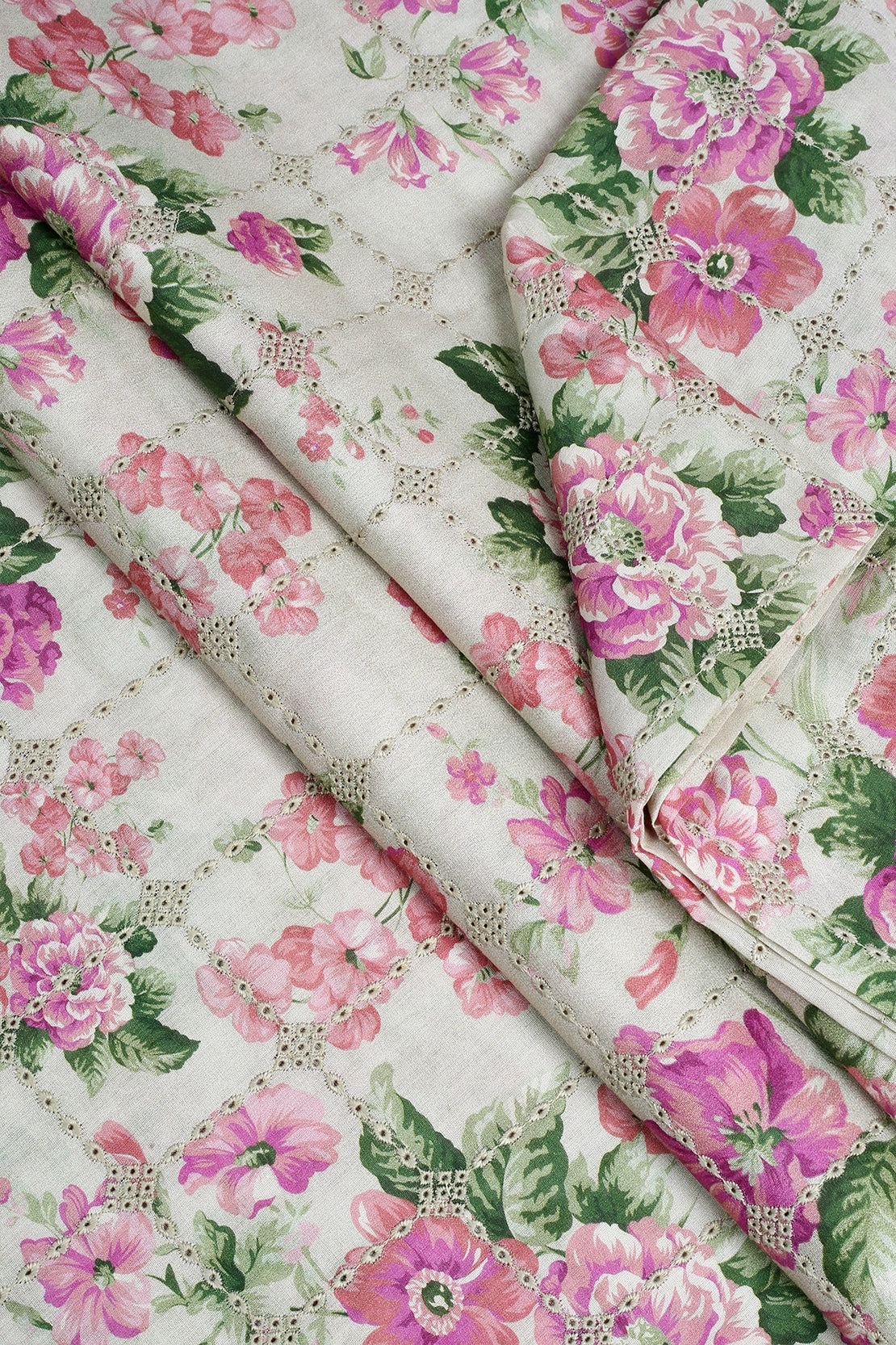 2 Piece - Embroidered Lawn - F35 - D3001