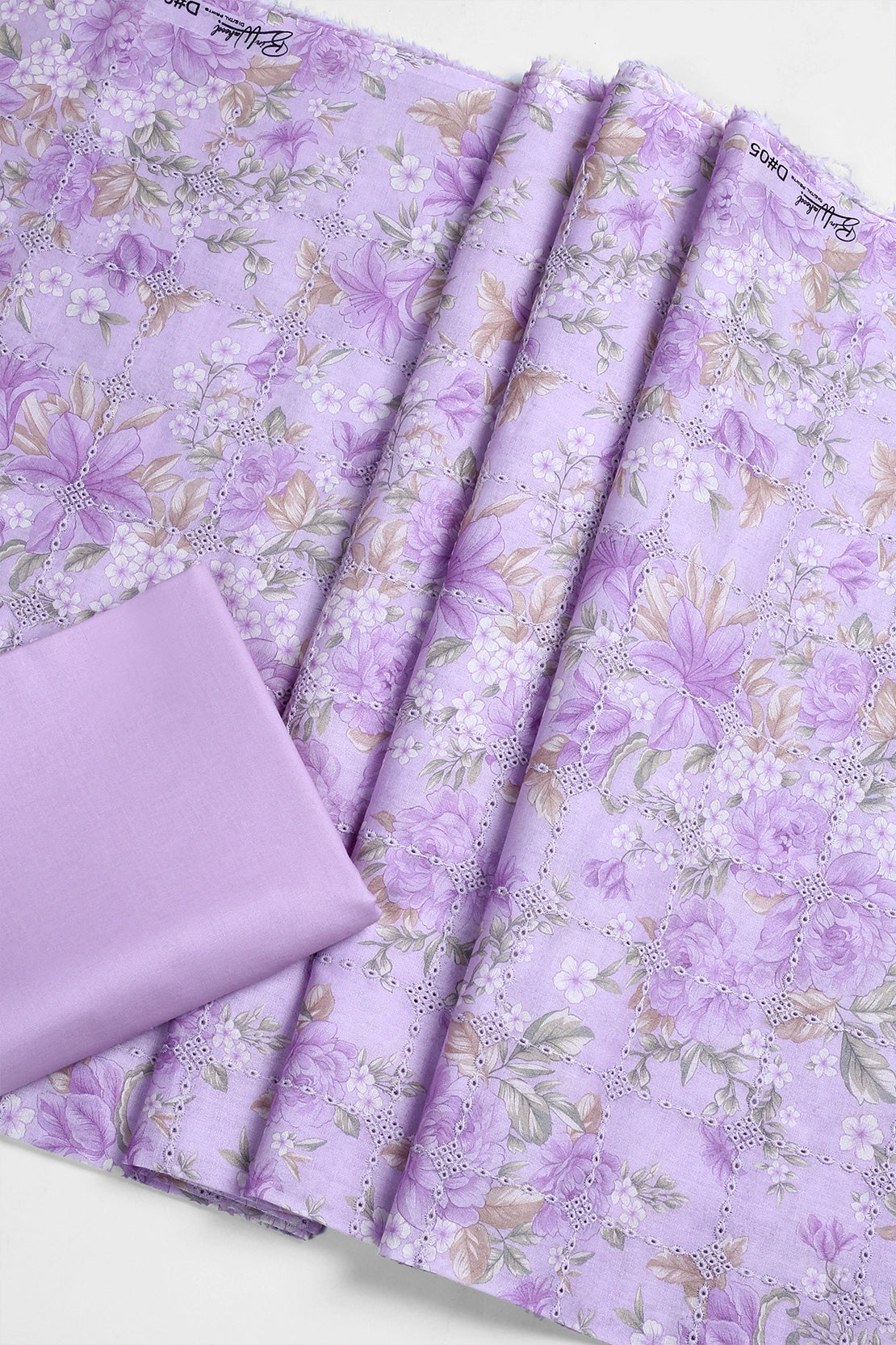 2 Piece - Embroidered Lawn - F35 - D3003