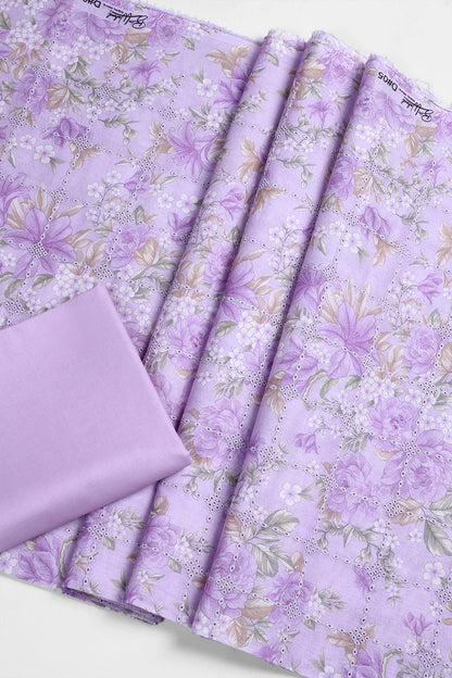 2 Piece - Embroidered Lawn - F35 - D3003