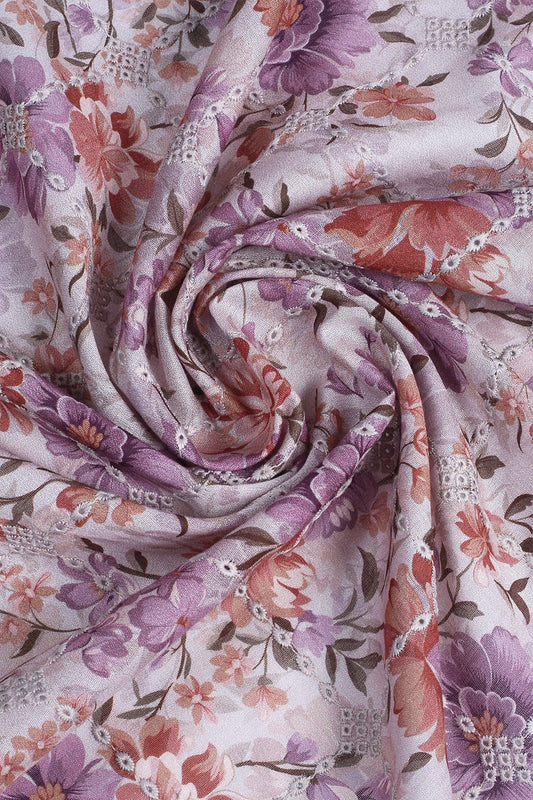 2 Piece - Embroidered Lawn - F35 - D3004