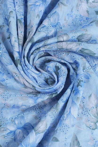 2 Piece - Embroidered Lawn - F35 - D3008