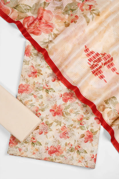 3 Piece - Embroidered Lawn - F49 - D3110