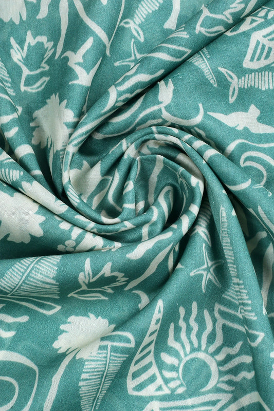 2 Piece - Digitally Printed Lawn - F15 - D3304