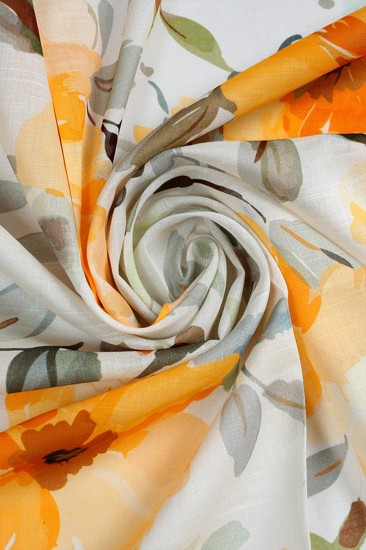 2 Piece - Embroidered Slub Lawn - F4 - D3415