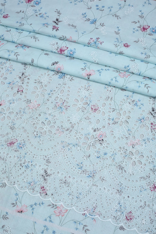 3 Piece - Embroidered Lawn - F60 - D3601