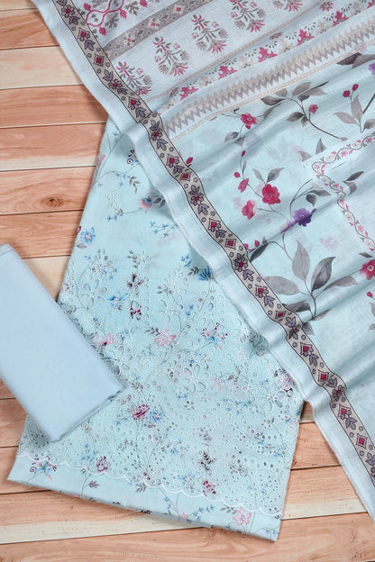 3 Piece - Embroidered Lawn - F60 - D3601