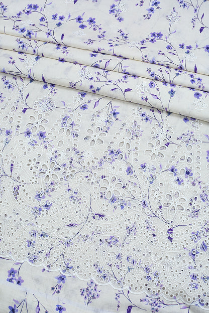 3 Piece - Embroidered Lawn - F60 - D3602