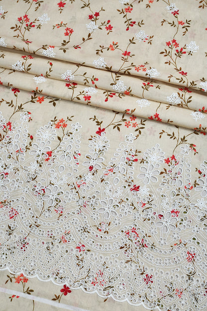 3 Piece - Embroidered Lawn - F60 - D3605