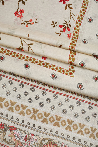 3 Piece - Embroidered Lawn - F60 - D3605