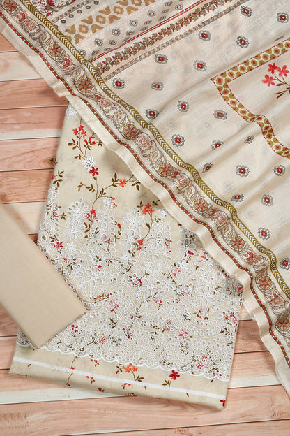 3 Piece - Embroidered Lawn - F60 - D3605