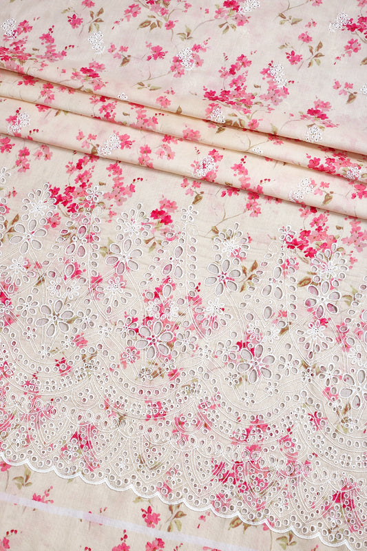 3 Piece - Embroidered Lawn - F60 - D3607