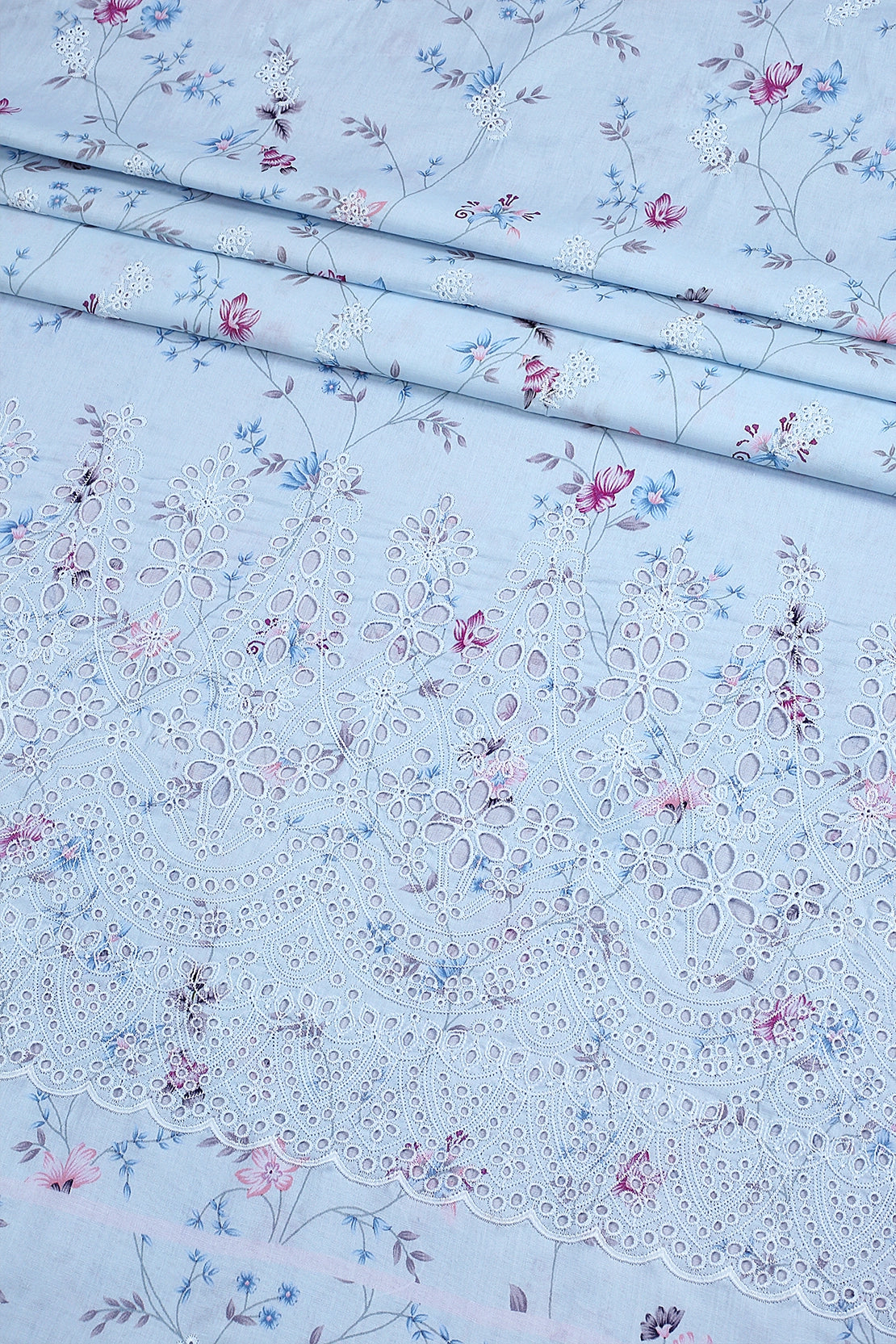 3 Piece - Embroidered Lawn - F60 - D3608