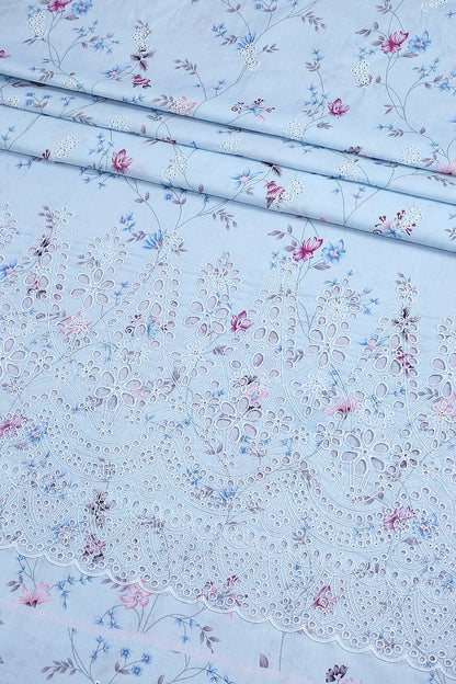 3 Piece - Embroidered Lawn - F60 - D3608