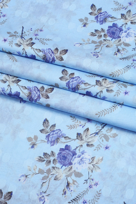 3 Piece - Digitally Printed Lawn - F47 - D3703