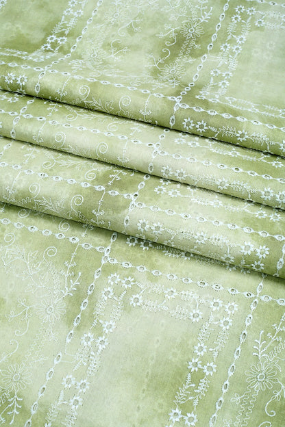 2 Piece - Embroidered Lawn - D3802