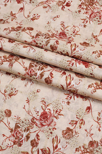 3 Piece - Embroidered Lawn - F63 - D4103