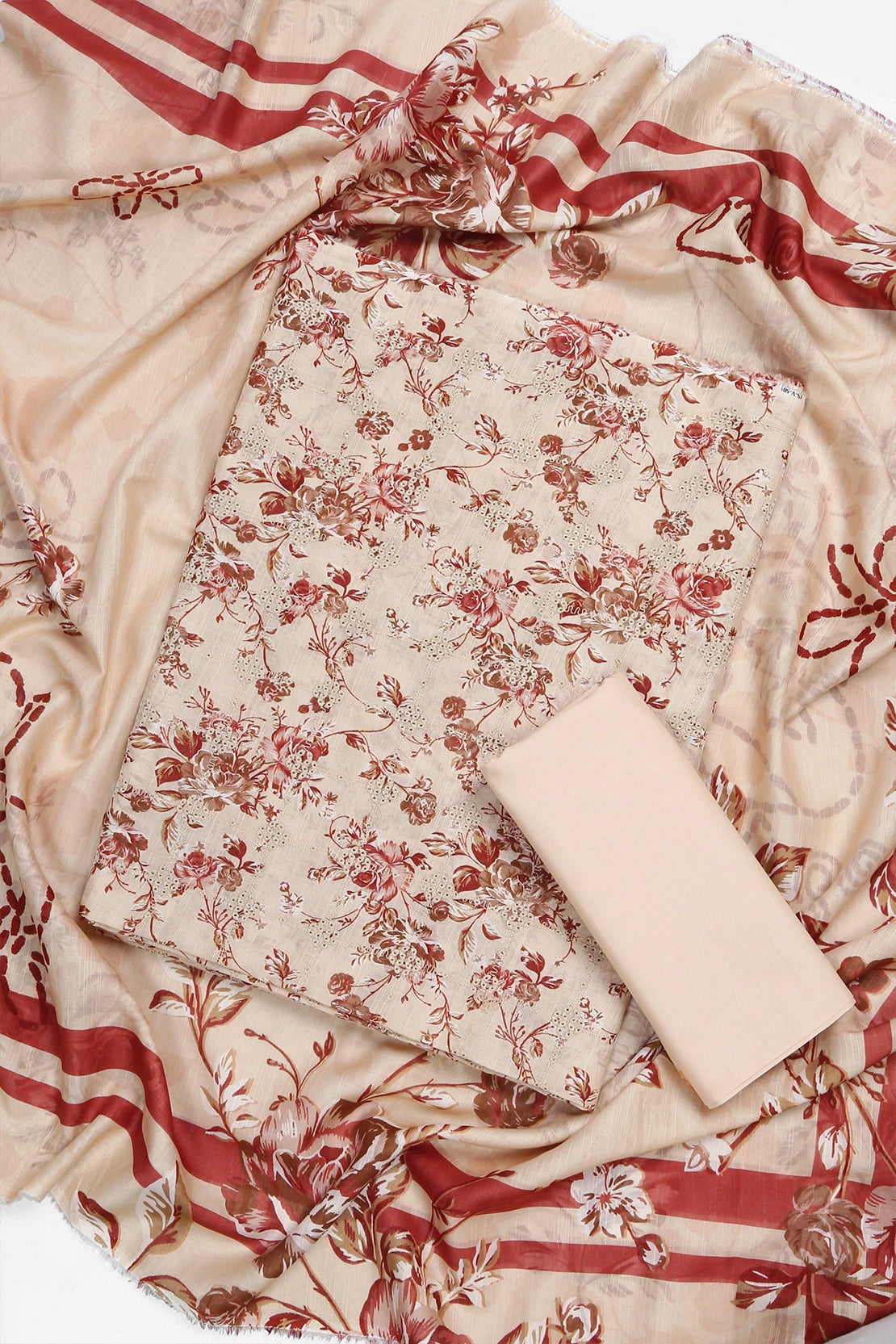 3 Piece - Embroidered Lawn - F63 - D4103