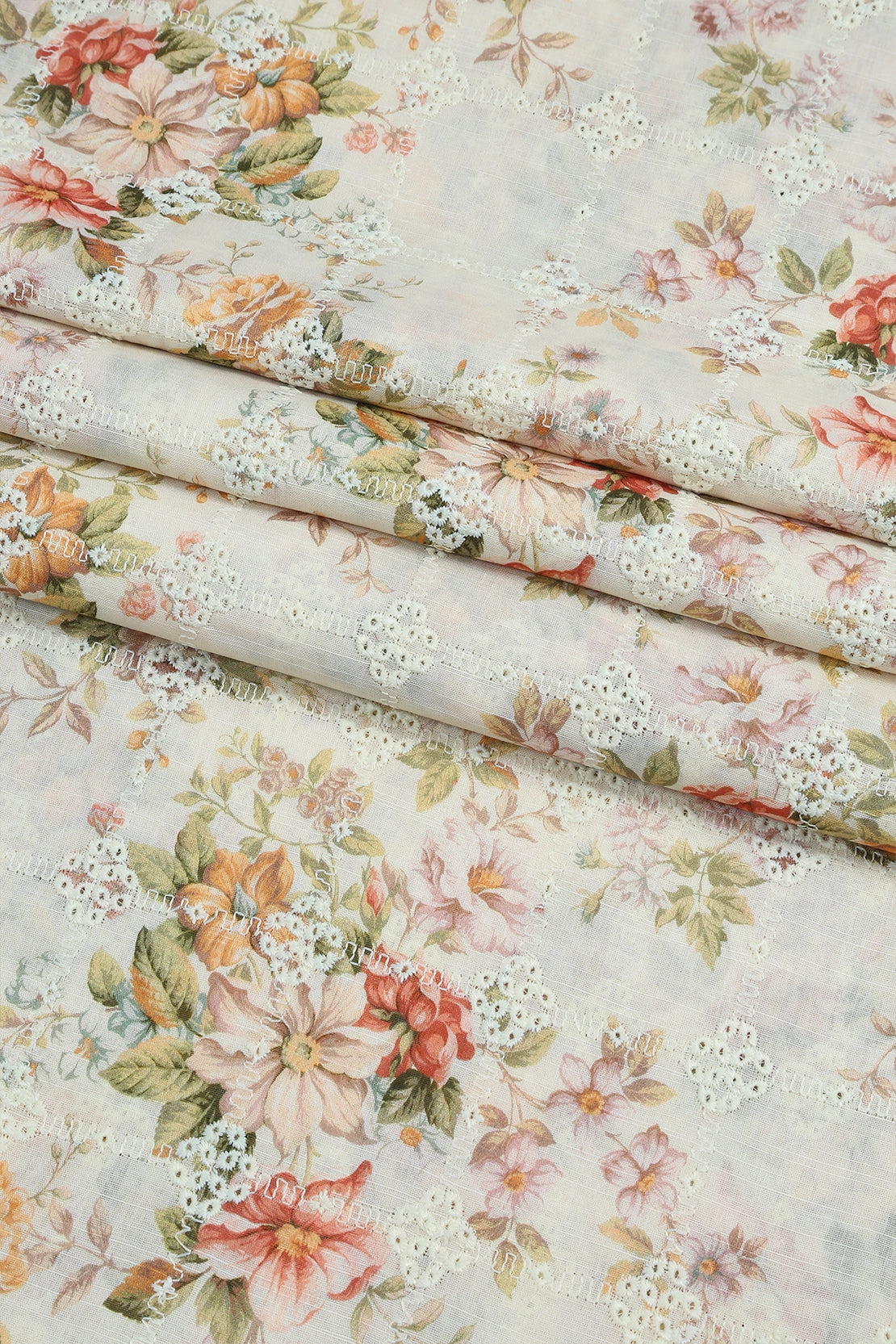 3 Piece - Embroidered Lawn - F63 - D4104