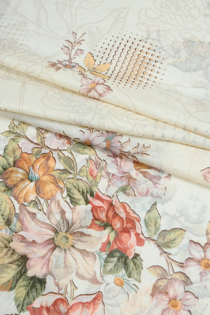 3 Piece - Embroidered Lawn - F63 - D4104