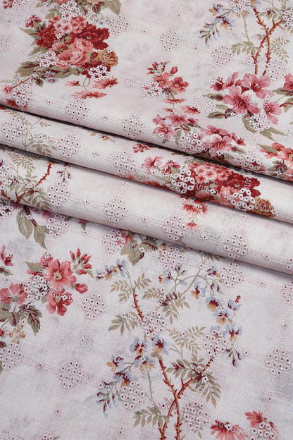 3 Piece - Embroidered Lawn - F63 - D4105