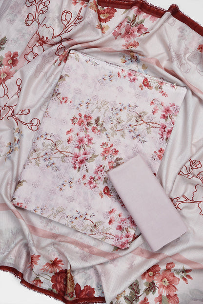 3 Piece - Embroidered Lawn - F63 - D4105