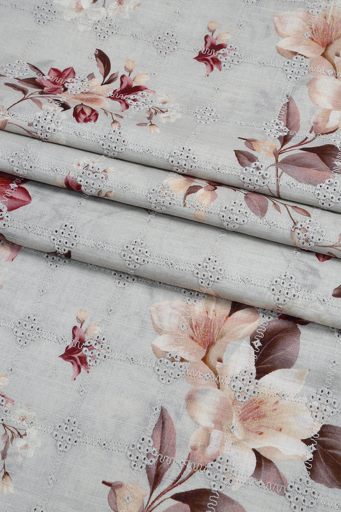 3 Piece - Embroidered Lawn - F63 - D4107