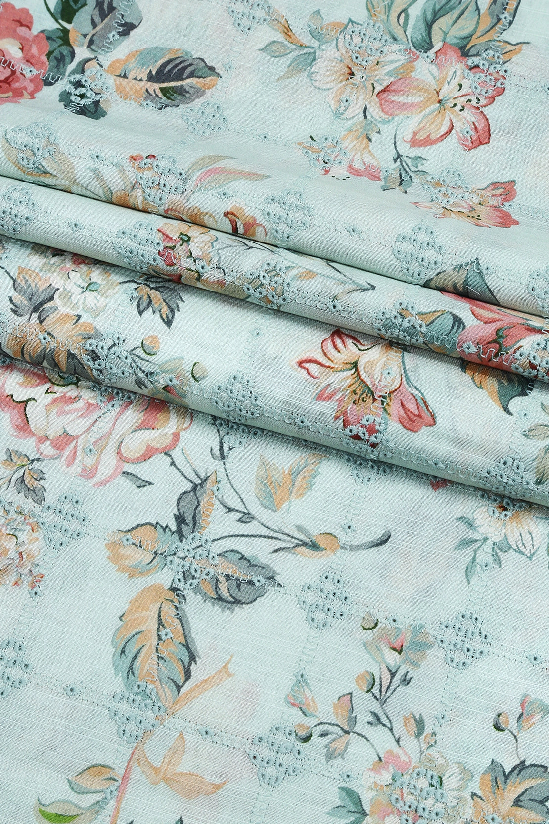 3 Piece - Embroidered Lawn - F63 - D4106