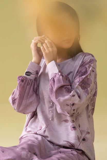 3 Piece - Digitally Printed Silk Karandi - WD802