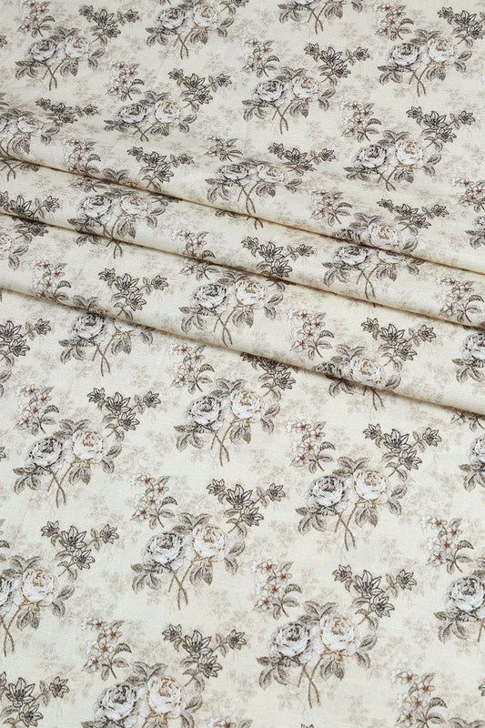 3 Piece - Digitally Printed Dhanak - WD901