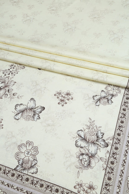 3 Piece - Digitally Printed Dhanak - WD902