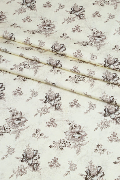 3 Piece - Digitally Printed Dhanak - WD902