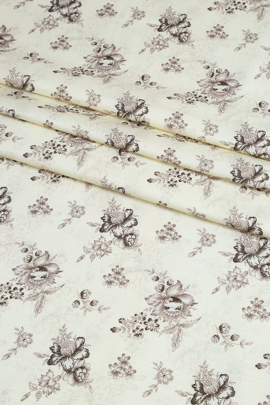 3 Piece - Digitally Printed Dhanak - WD902