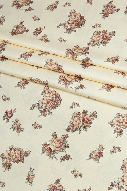 3 Piece - Digitally Printed Dhanak - WD908