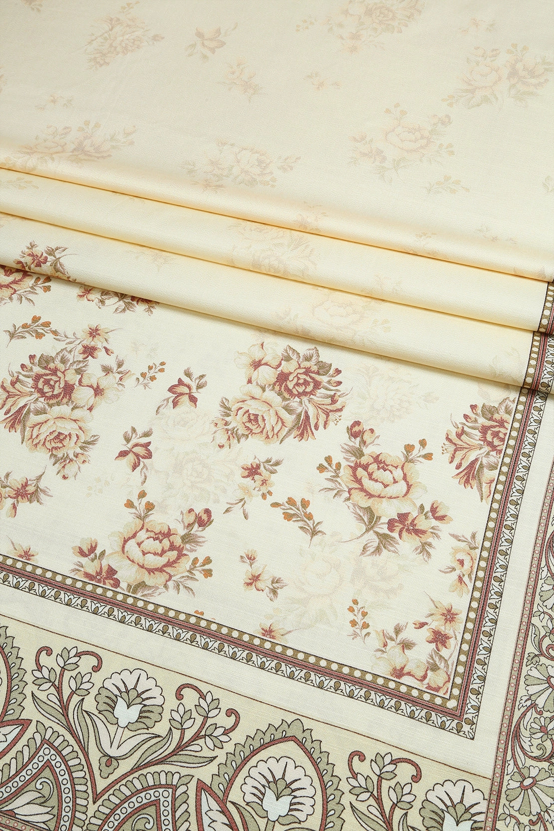 3 Piece - Digitally Printed Dhanak - WD908