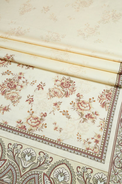 3 Piece - Digitally Printed Dhanak - WD908