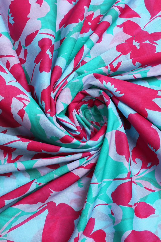 2 Piece - Digitally Printed Lawn - D1210