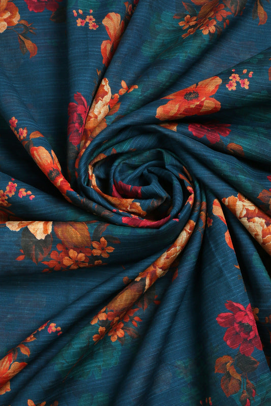 2 Piece - Digitally Printed Bana Doriya Lawn - D1302