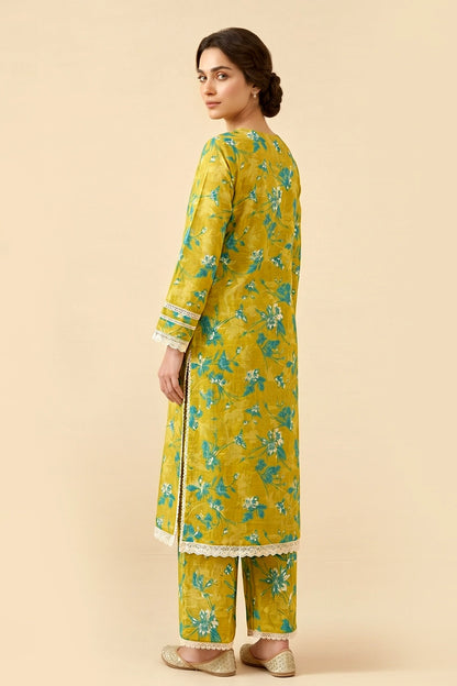 2 Piece - Digitally Printed Doriya Lawn - D4703