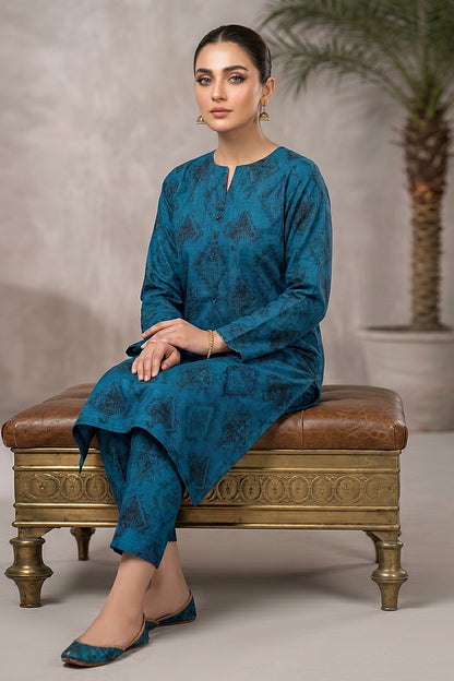 2 Piece - Digitally Printed Doriya Lawn - D4707