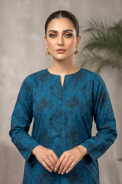 2 Piece - Digitally Printed Doriya Lawn - D4707