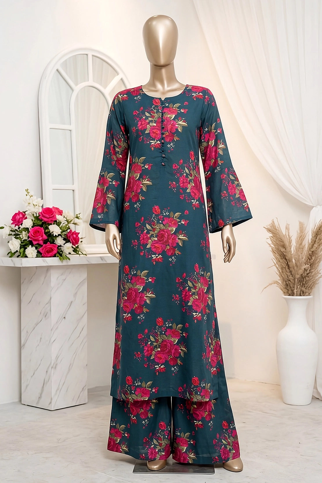 2 Piece - Digitally Printed Lawn - D4705