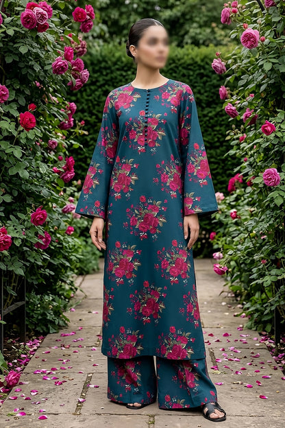 2 Piece - Digitally Printed Lawn - D4705