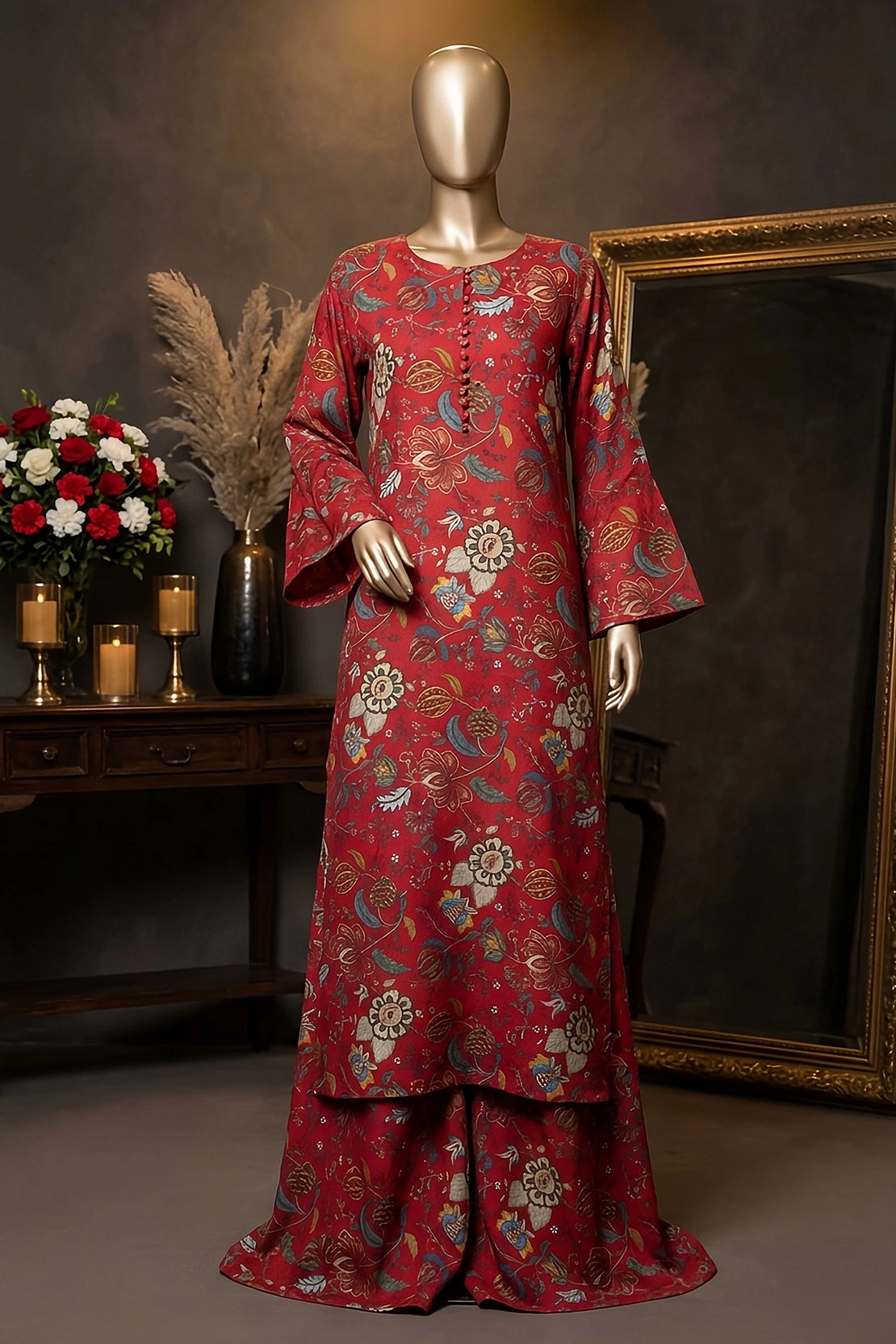 2 Piece - Digitally Printed Lawn - D4706