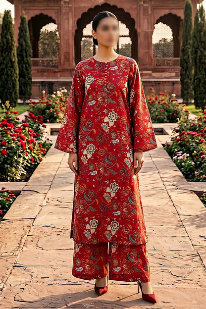 2 Piece - Digitally Printed Lawn - D4706