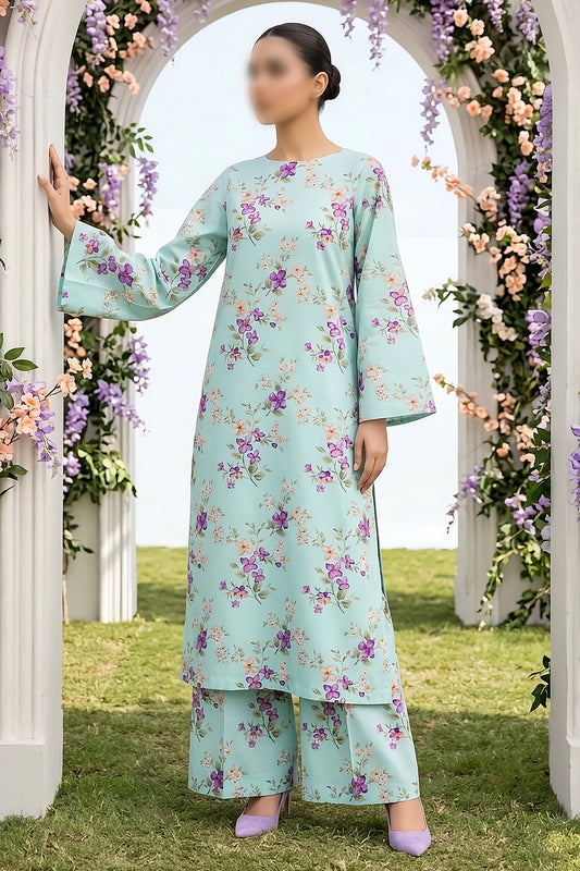 2 Piece - Digitally Printed Lawn - D4709