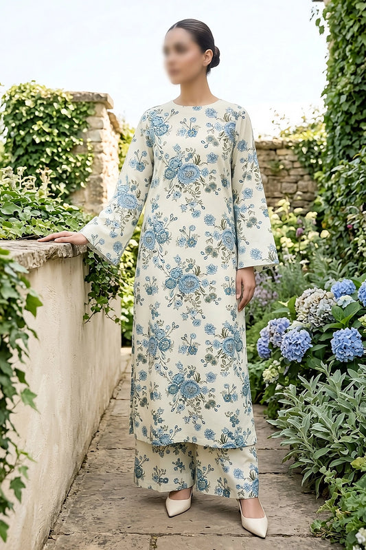 2 Piece - Digitally Printed Lawn - D4712