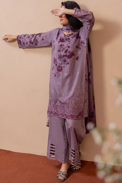 3 Piece - Embroidered Viscose - WD1402