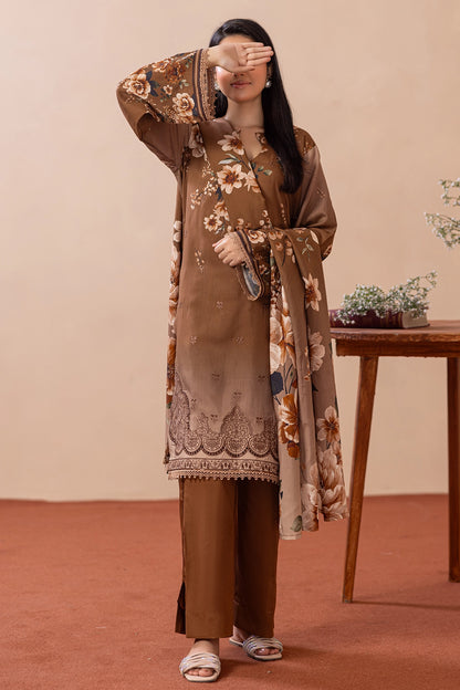 3 Piece - Embroidered Viscose - WD1403