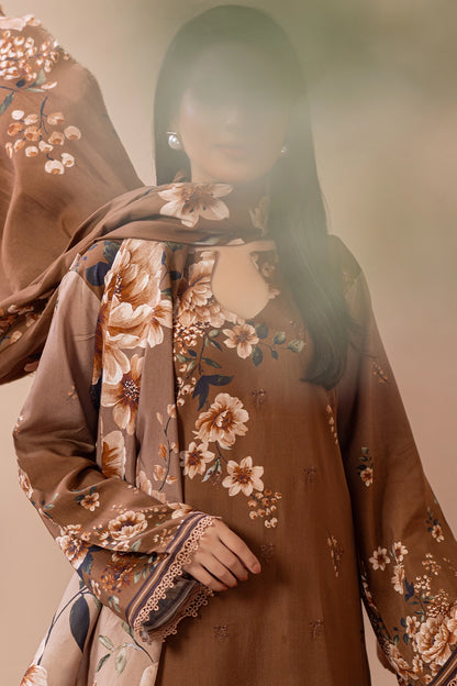 3 Piece - Embroidered Viscose - WD1403