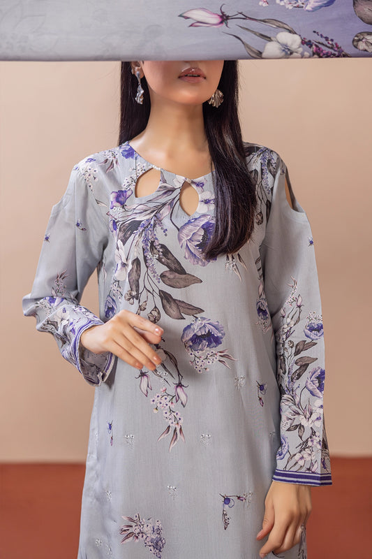 3 Piece - Embroidered Viscose - WD1404